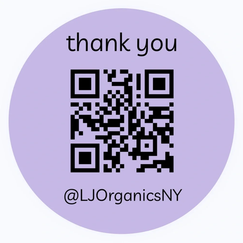 30 CUSTOM STICKERS - 2” ROUND - THANK YOU - W/ YOUR QR CODE & CLOSET NAME